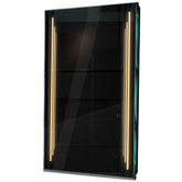 Specchio LED Verticale | Controllo tramite interruttore a muro | Luce bianca calda - Reyze Serie Salono Modello 8